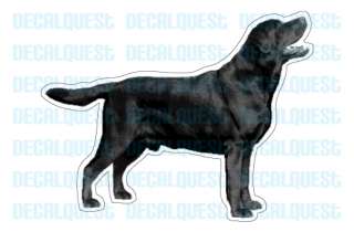 BLACK LAB Dog Decal sticker labrador retriever car  