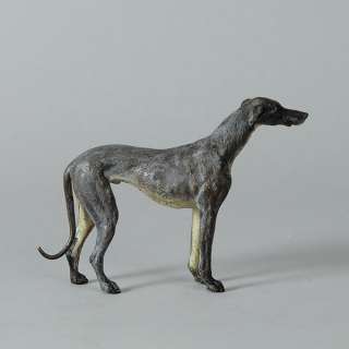Antique Austrian Bronze Greyhound by Vienna Bronze  
