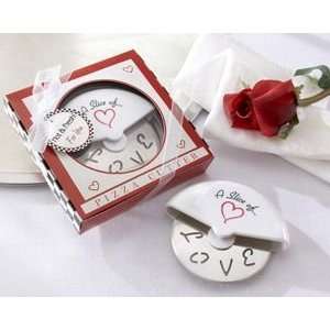  Pizza Cutter Favors   A Slice of Love