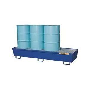 Spill Pallet,4 Drum In Line,blue   JUSTRITE  Industrial 