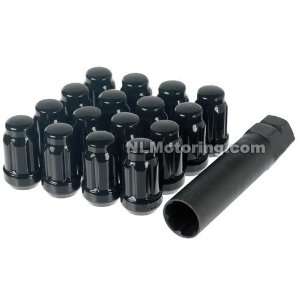  Black Spline Drive Lug Nuts 12x1.25 16 piece Automotive