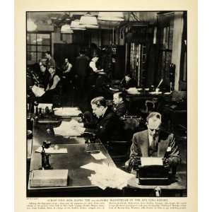 1937 Print Editor Charles Honce Reporters Keokuk Iowa Kendrick 