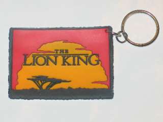 Walt Disneys The Lion King Name Logo Rubber Keychain  
