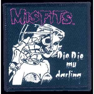 THE MISFITS Die Die My Darling Square Patch #19030