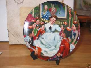 EDWIN KNOWLES CHINA CO COLLECTOR PLATETHE KING AND I  