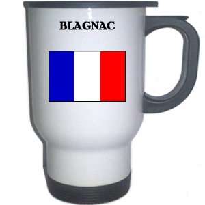  France   BLAGNAC White Stainless Steel Mug Everything 