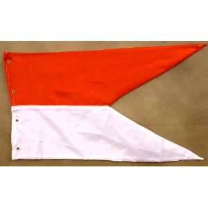  Red & White Lance Pennant 