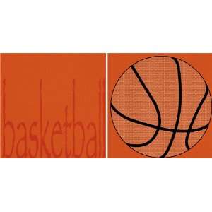   Words Double Sided Cardstock 12X12 Basketball 