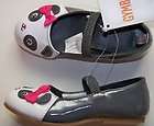 NWT Gymboree Panda Academy Gray Pink Shoes Sz 8 New Free Ship Panda 