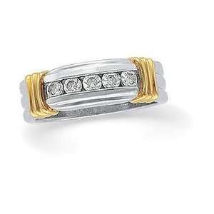  14k Yellow Gold Diamond Wedding Band Ring 