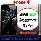 iphone 4 broken front glass replacement service 