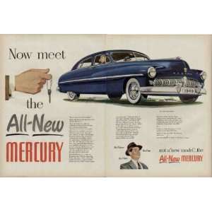   new model   the All New 1949 Mercury.  1949 Mercury Ad, A3381