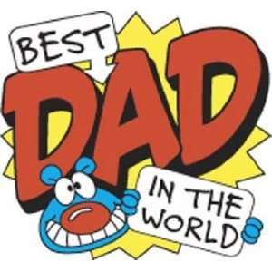  Expression 3D Badges  Best Dad In The World Toys & Games