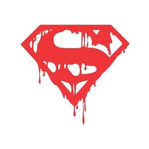  (2) Death of Superman Die Cut Vinyl Decal Sticker   4.5 