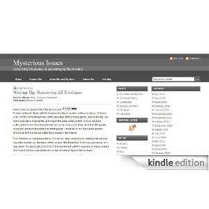  Mysterious Issues Kindle Store Chris Dinesen Rogers