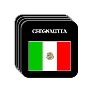  Mexico   CHIGNAUTLA Set of 4 Mini Mousepad Coasters 