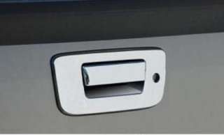 Silverado Sierra PickUp Truck Chrome Rear Tailgate Handle Cover with 