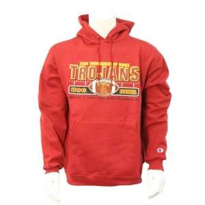 USC Trojans 2008 Rose Bowl Team Color Hooded Sweatshirt, Large  