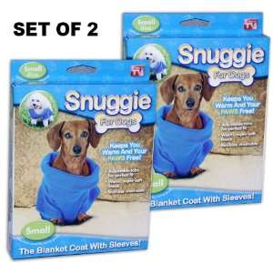  SNUGGIE FOR DOGS   SIZE SMALL BLUE SET OF 2 Electronics