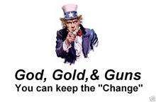God, Gold, & Guns/Keep The Change Flag 3 x 5 Banner  