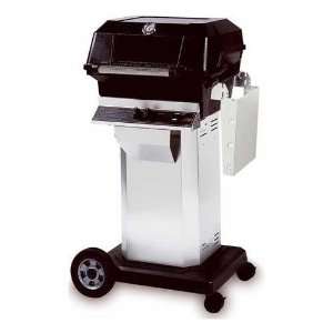   Grill on OCOL OMP Stainless Console Cart with 8in. Wheels and Locking