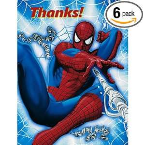  Amazing Spider Man Thank You Notes, 8 Count Packages (Pack 