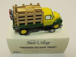  DELIVERY TRUCK Handpainted Ceramic and Wood Accessory, by Dept 