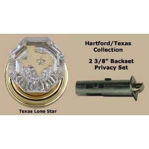  Hartford/Texas Western Door Knob, 2 3/8 Privacy Set