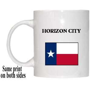   US State Flag   HORIZON CITY, Texas (TX) Mug 