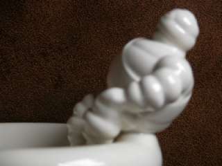 Vintage porcelain Michelin man ashtray Mr Bibendum  