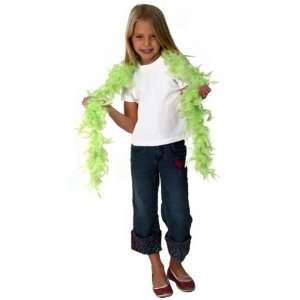  60973 Feather Boa Lime Green Princess Glamour Diva Dressup 