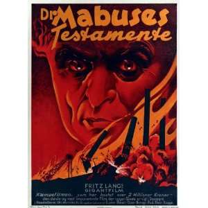  The Testament of Dr. Mabuse Poster Movie Danish 27x40 