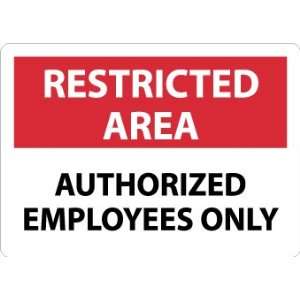  SIGNS AUTHORIZED EMPLOYEES ONLY
