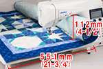 heavy weight fabrics free motion sewing with stable thread tensions