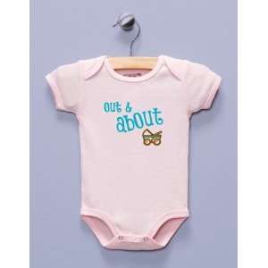  Out & About Pink Infant Bodysuit / One piece Baby