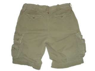 Ralph Lauren Polo Military Green Combat Cargo Shorts 36  