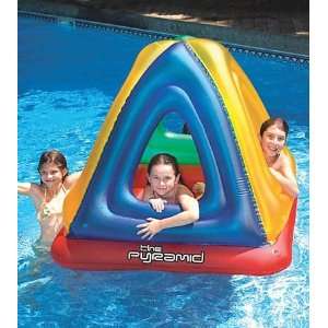   Inflatable Pyramid Pool Habitat with Solid Bottom Toys & Games