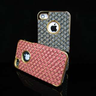Luxury Designer Premium Hard Case Skin Pouch Back Cover For iPhone 4 