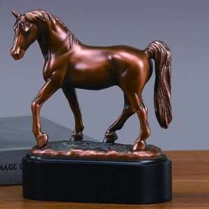  Tennessee Walking Horse Bronze Finish Statue with Base, 7 