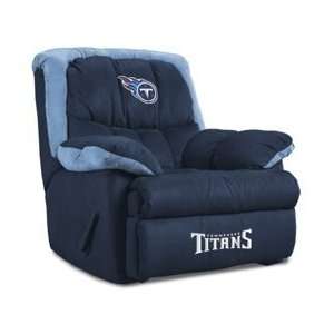 Tennessee Titans Home Team Series Team Logo Embroidered Recliner 