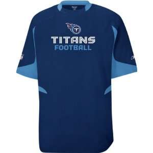  Tennessee Titans  Navy  2008 Sideline Lift Performance Top 