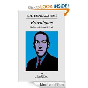 Providence (Narrativas Hispanicas) (Spanish Edition) Juan Francisco 