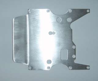 Losi LST Brushed Billet Aluminum Center Skid Plate  
