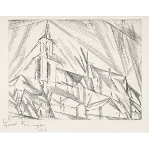     Lyonel Feininger   24 x 18 inches   Teltow, 1