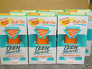 Teen Spirit 6 roll on anti perspirant deodorants NEW  