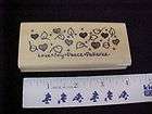 YOUNG COUPLE LOVE TOILE ALL NIGHT MEDIA Rubber Stamp 2179  