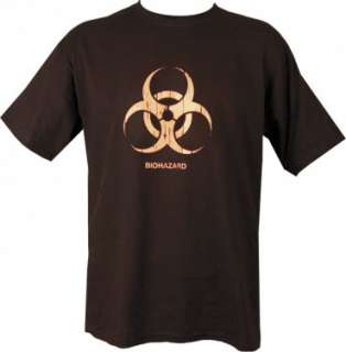 Military BIO BIOHAZARD T Shirt Black SAS PARA NEW  