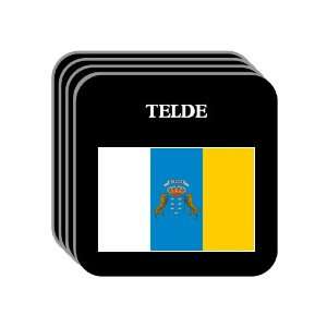  Canary Islands   TELDE Set of 4 Mini Mousepad Coasters 