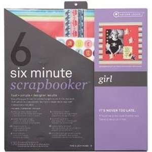   Scrapbooker 12 Inch x12 Inch Page Kit   Girl Arts, Crafts & Sewing