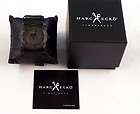 Marc Ecko Authentic Watch The Techno Dream Black Leather E11516G1 $115 